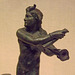 Detail of a Bronze Statuette of a Satyr with an Amphora in the Metropolitan Museum of Art, February 2013