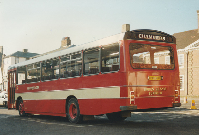 Chambers C668 WRT at Bury St. Edmunds – 16 Feb 1990 (111-4)