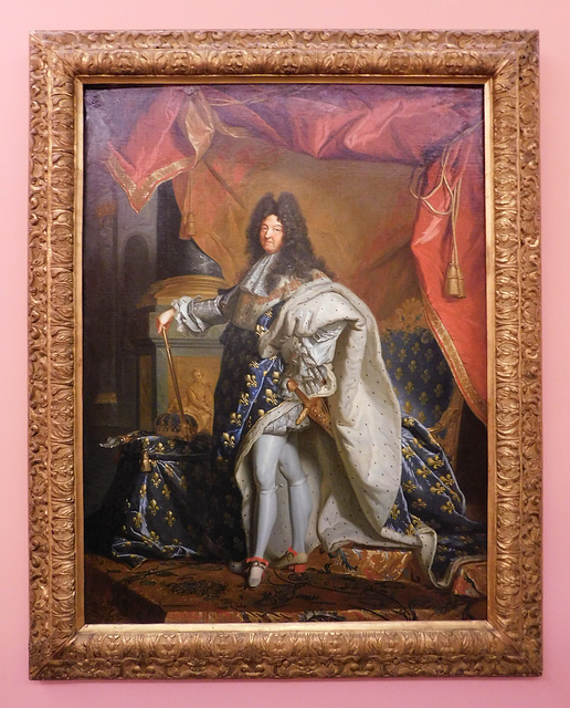 Portrait of Louis XIV by the Workshop of Rigaud in the Metropolitan Museum of Art, August 2019