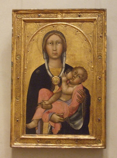 Madonna and Child by Paolo di Giovanni Fei in the Metropolitan Museum of Art, July 2011