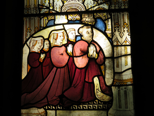 stowting church, kent,  c15 glass, c.1460 (2)