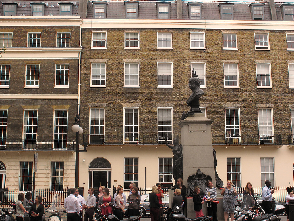 Portland Place, London, eight years ago today