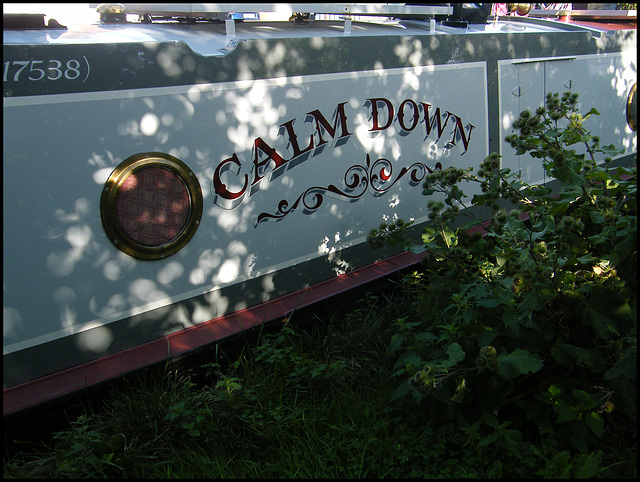 Calm Down narrowboat