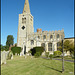 St Mary's in a blue sky