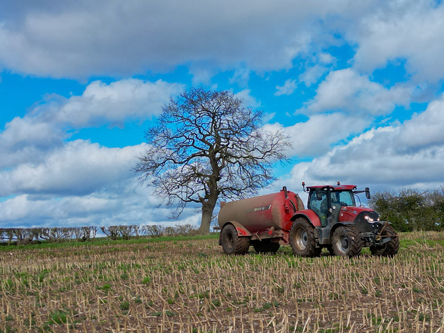 Slurry spreading