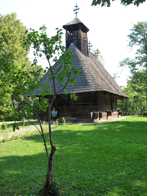 Bucharest- Village Museum- Timiseni Church