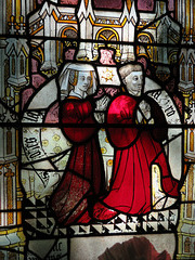 stowting church, kent,  c15 glass, c.1460 (4)
