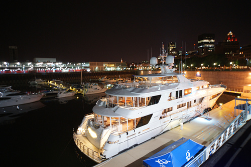 Motor Yacht Harmony In Montreal Old Port