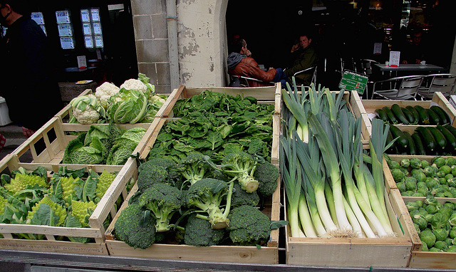 Du verre au vert (Marché de St Foy la grande)