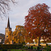 Herbstlicher Blick auf den Stadtfriedhof Beverungen