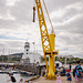 Big Yellow at Scarborough harbour