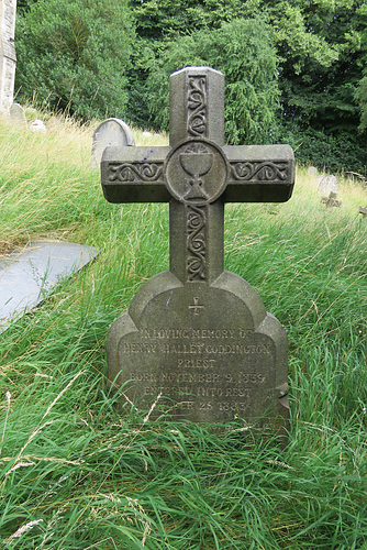 hockerill church, herts, tomb of rev. h.h. coddington +1883