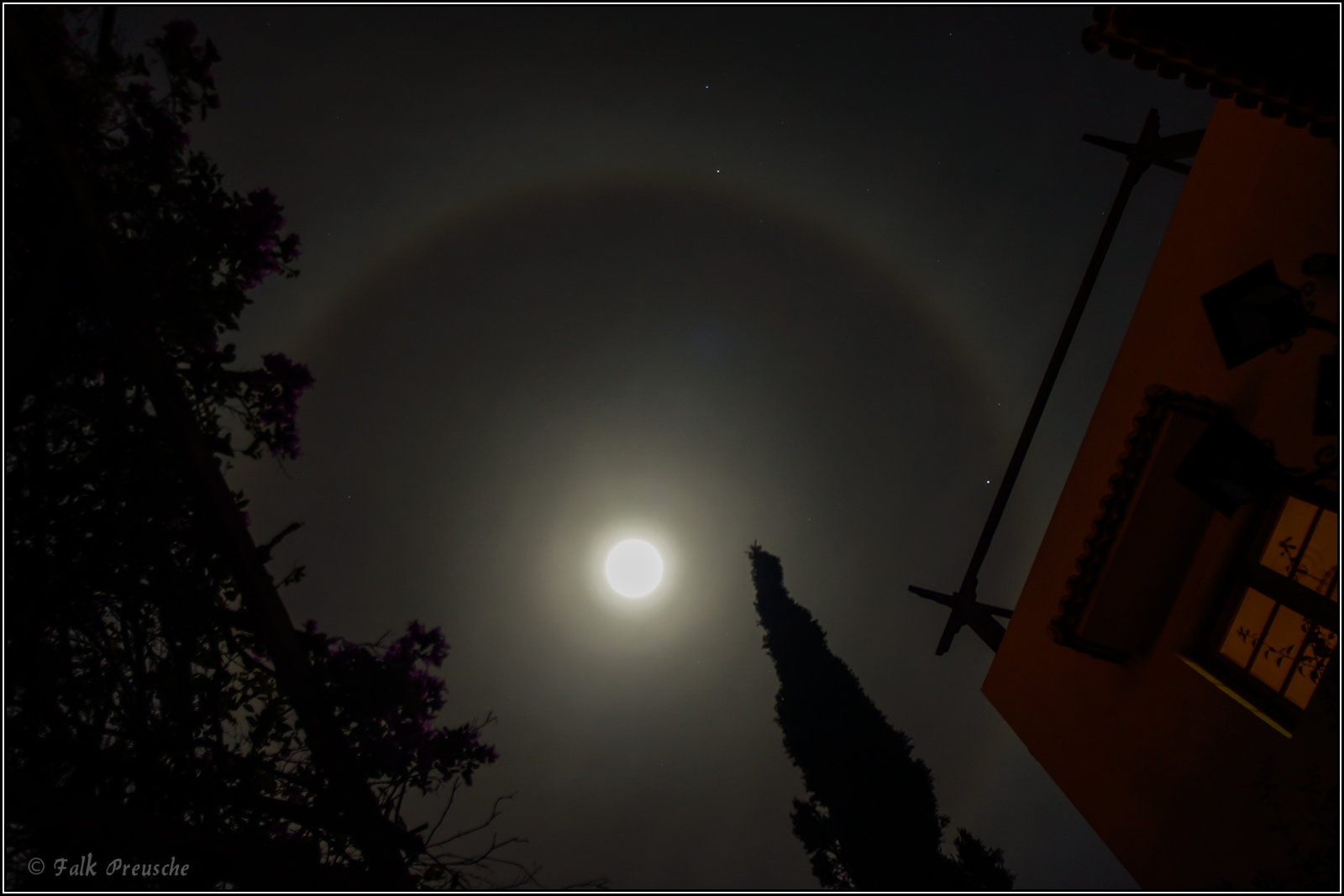 Vollmond über der Finca
