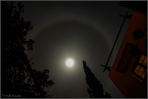 Vollmond über der Finca