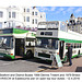 Seaford & District Dennis Trident & Bristol VR-ECW at Eastbourne Pier - 12.4.2016