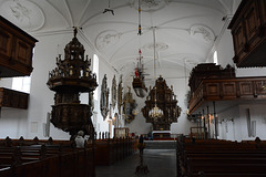 Copenhagen, The Interior of the Church of Holmen