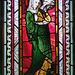 stowting church, kent, c14 glass, virgin and child