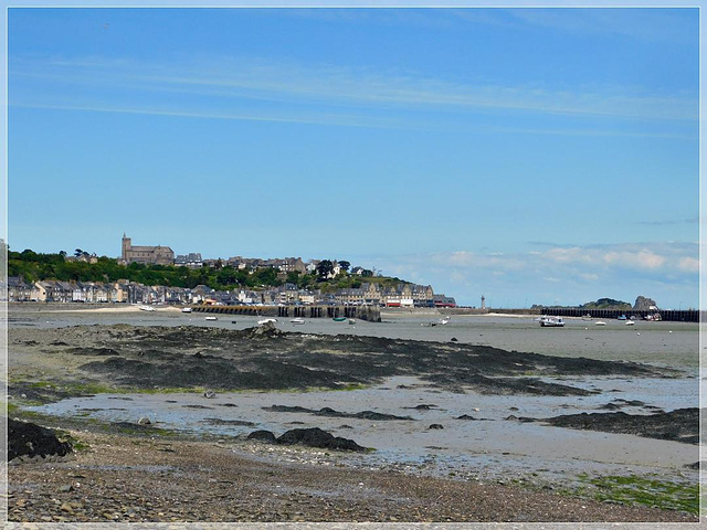 Vue de Cancale depuis la cale de la fenêtre