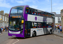 Stagecoach East 10867 (YX67 VDC) Queen's Platinum Jubilee livery - May 15 2022 (P1110802)