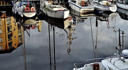 Reflections. St Peters Marina