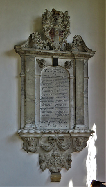 lacock church, wilts (67) c18 tomb of john talbot +1713