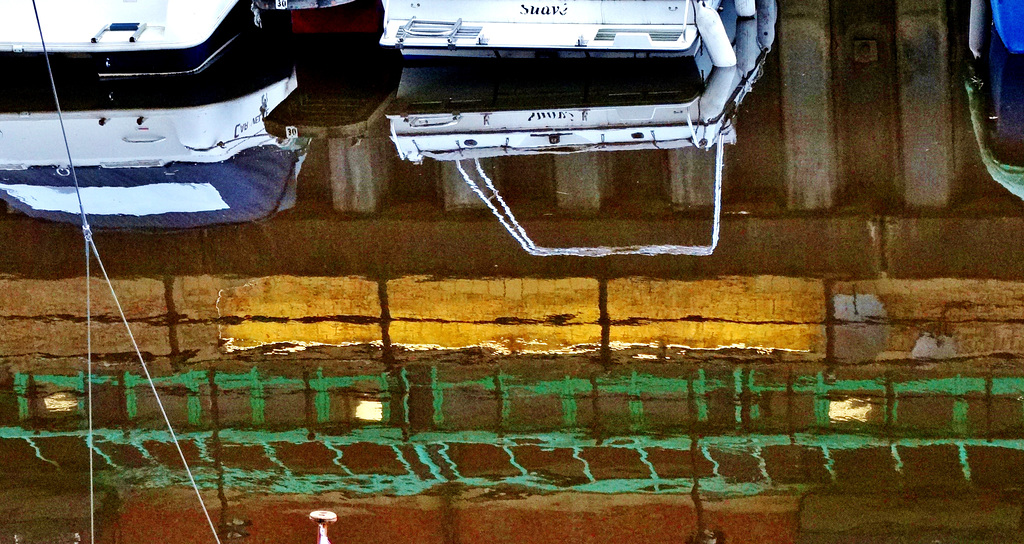 Reflections. St Peters Marina