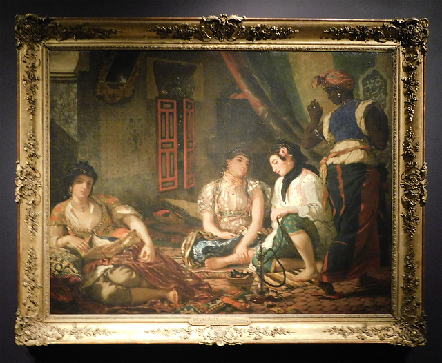 Women of Algiers in their Apartment by Delacroix in the Metropolitan Museum of Art, January 2019