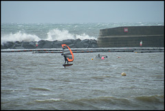 windsurfing at Lyme