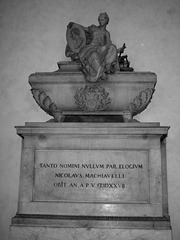 Tombeau de Machiavel à S. Croce, Florence