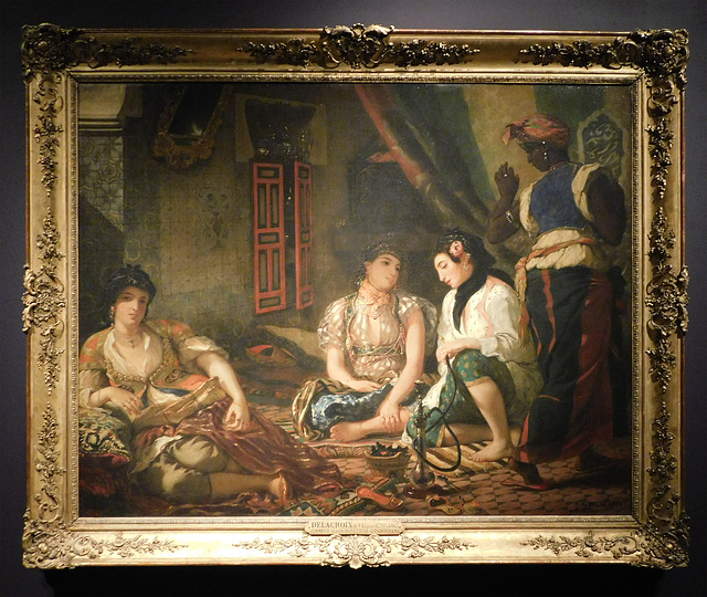 Women of Algiers in their Apartment by Delacroix in the Metropolitan Museum of Art, January 2019