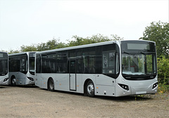 New MCV eVoRa bodied Volvos at MCV, near Ely - 25 Jul 2021 (P1090096)