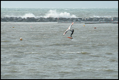windsurfer at Lyme
