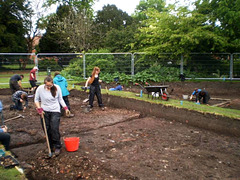 Archaeological excavations.