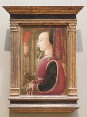 Portrait of a Woman and a Man at Casement by Fra Filippo Lippi in the Metropolitan Museum of Art, February 2019