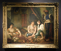 Women of Algiers in their Apartment by Delacroix in the Metropolitan Museum of Art, January 2019