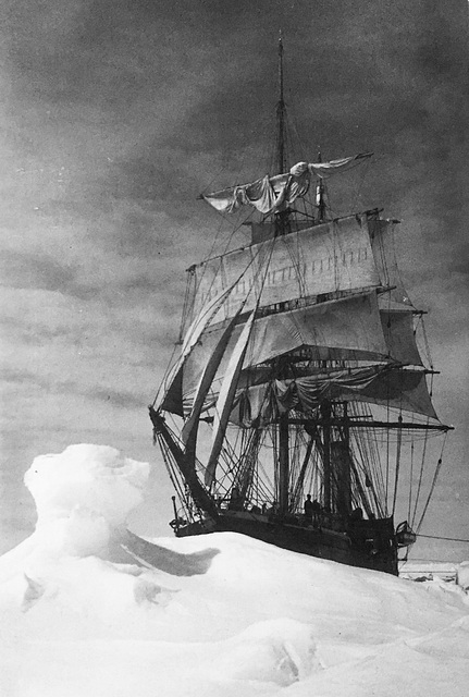 Terra Nova stuck in the pack ice, December 1920