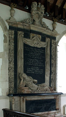 Madingley - St Mary Magdalene - Monument to Jane Cotton, d. 1692 2014-09-06