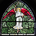 stowting church, kent, c19 glass, holiday, 1887