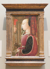 Portrait of a Woman and a Man at Casement by Fra Filippo Lippi in the Metropolitan Museum of Art, February 2019