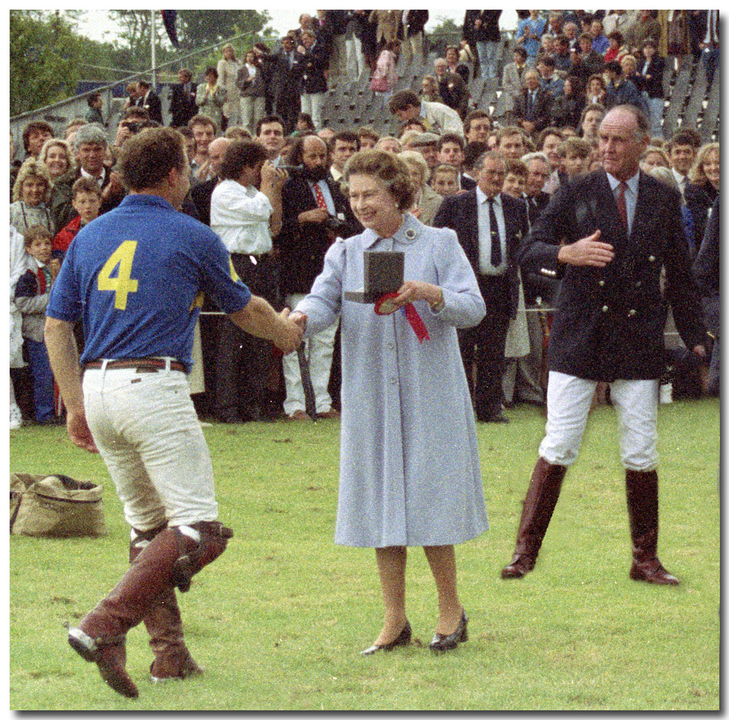 HMQ at Guards Polo Club, Windsor