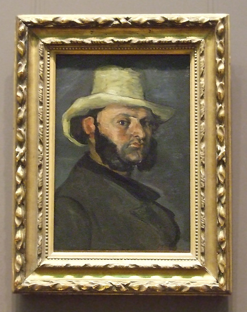 Gustave Boyer in a  Straw Hat by Cezanne in the Metropolitan Museum of Art, May 2011