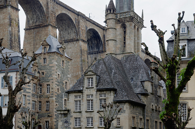 Le vieux Morlaix et le viaduc