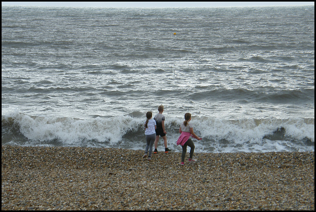 watching the waves