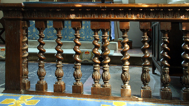 Madingley - St Mary Magdalene - Communion rail 2014-09-06