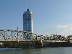 Vienna- Northern Railway Bridge and Millennium Tower