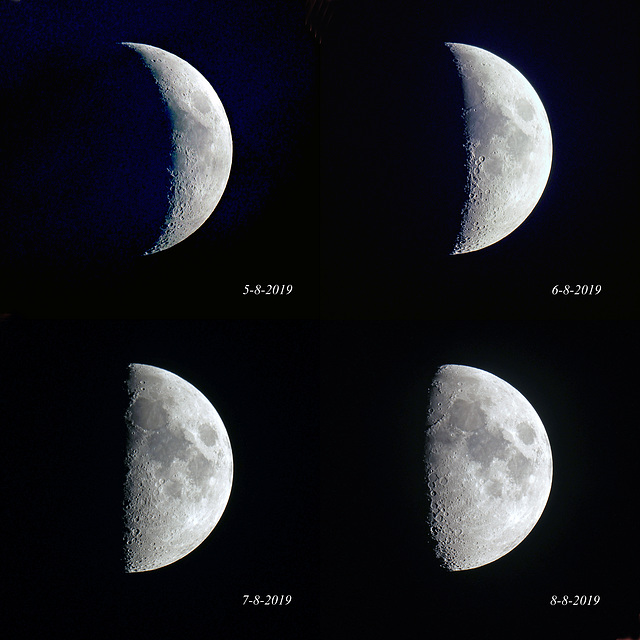 Four days in the life of the Moon