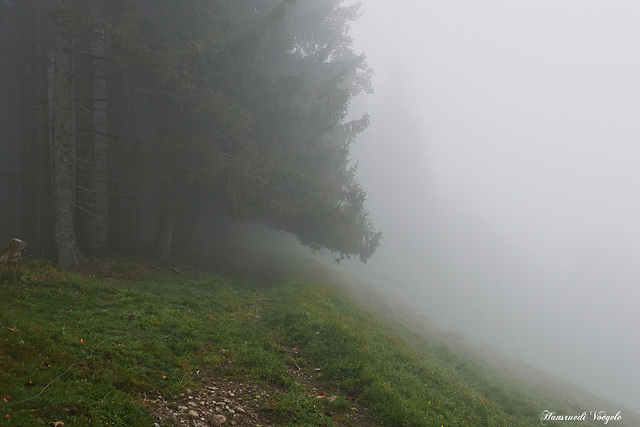 Auf dem Wanderweg zur Hand