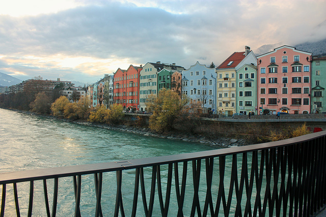 Innsbruck, Fence on the bridge   HFF!