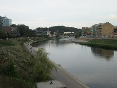 River Neris - a view to east. River Neris - a view to east.