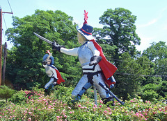 Musketeer Statues at Casa Basso, July 2011